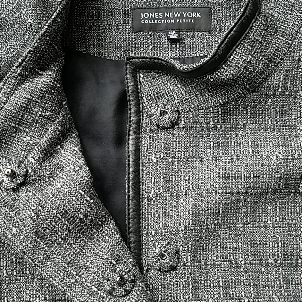 Nwt Jones New York Tweed Jacket - 12 Petite